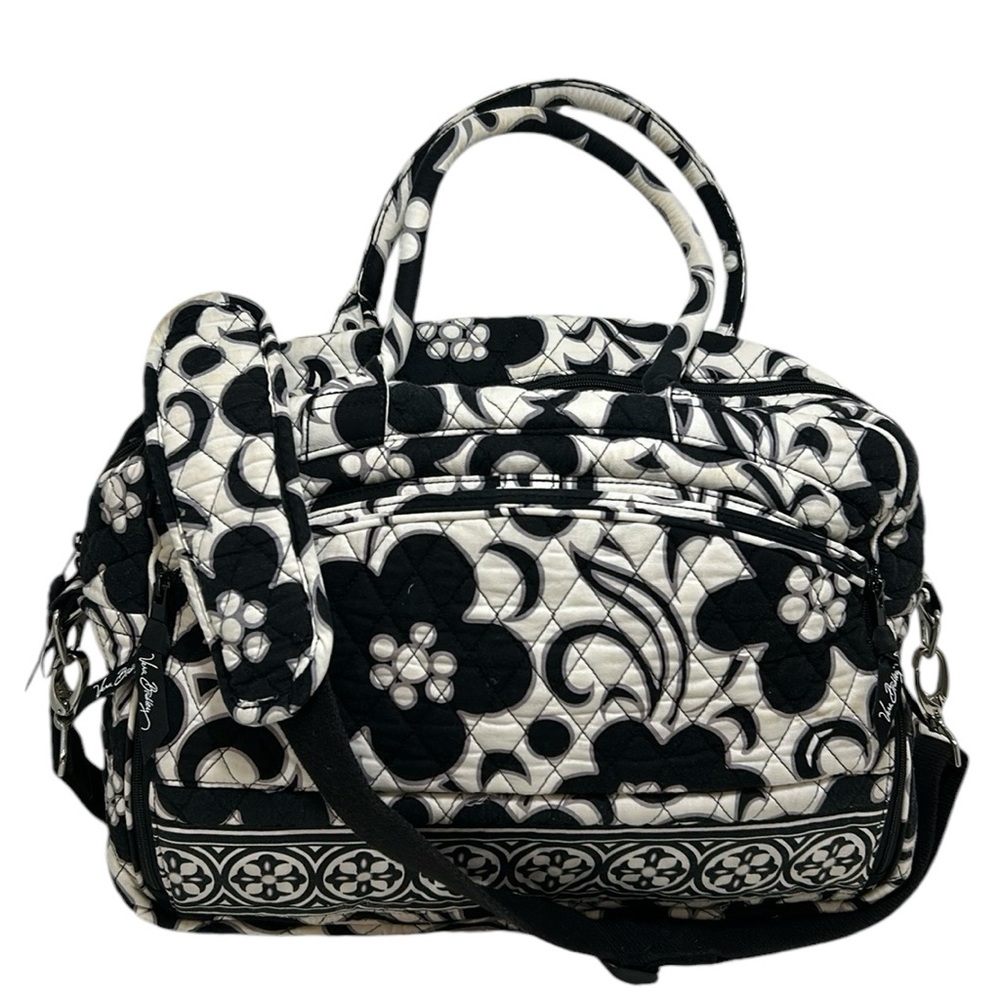Vera Bradley Metropolitan Night & Day Quilted Floral Crossbody Bag Travel